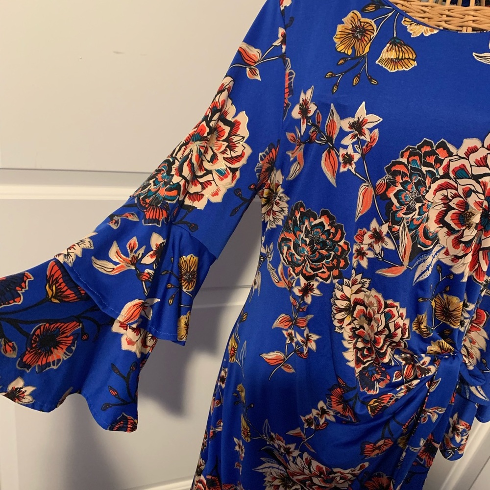 Faux wrap dress